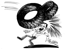 輪胎螺釘沒(méi)擰緊   開(kāi)上高速險(xiǎn)釀禍